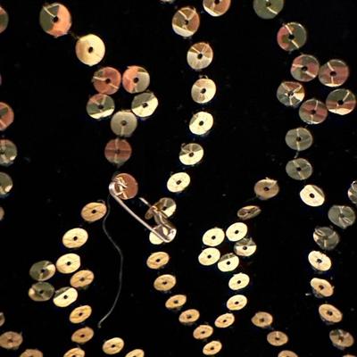 Two Black Sequined Formal Dresses