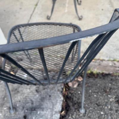Square Outdoor Table and 3 Chairs