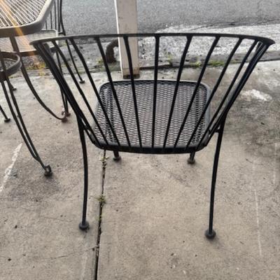 Square Outdoor Table and 3 Chairs
