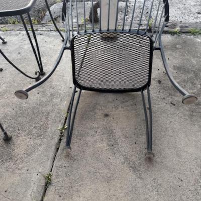 Square Outdoor Table and 3 Chairs