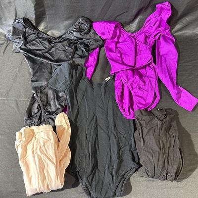 Vintage Girls Leotards, Ballet Shoes & Baton