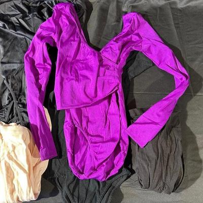 Vintage Girls Leotards, Ballet Shoes & Baton