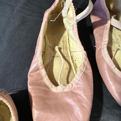 Vintage Girls Leotards, Ballet Shoes & Baton