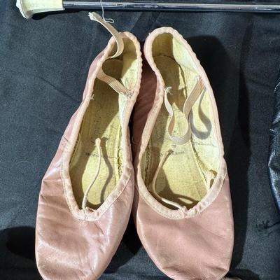 Vintage Girls Leotards, Ballet Shoes & Baton