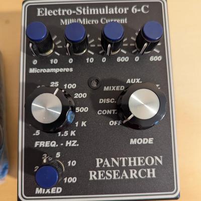 Pantheon Research 6-C Electro=Stimulator With Test Leads