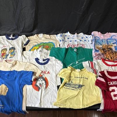 Lot of Vintage Children’s Graphic Tees