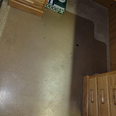 Flooring protector for a desk
