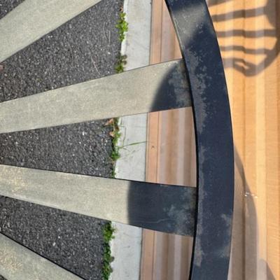 Square Black Patio Table and 4 Chairs