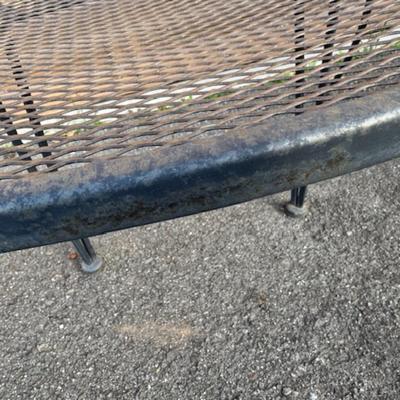 Square Black Patio Table and 4 Chairs