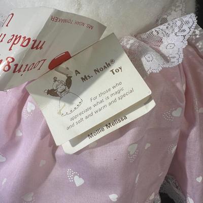 Lot of 3 Vintage Bunny Stuffed Animals including Ms Noah