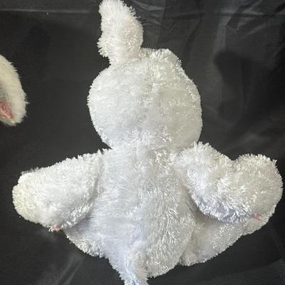 Lot of 3 Vintage Bunny Stuffed Animals including Ms Noah