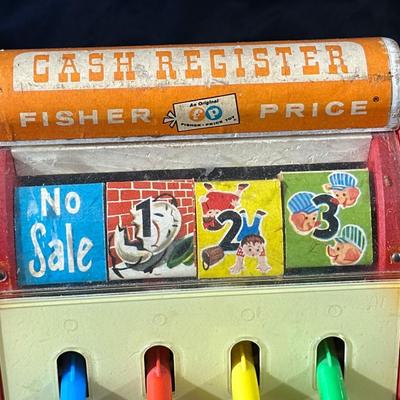 Lot of Vintage Fisher Price Toys including Roller Skates!