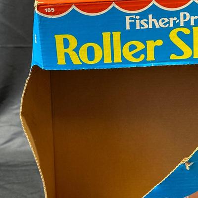 Lot of Vintage Fisher Price Toys including Roller Skates!