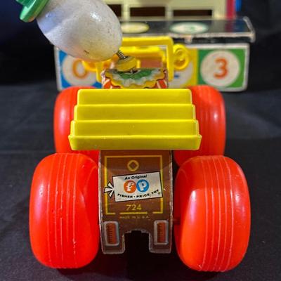 Lot of Vintage Fisher Price Toys including Roller Skates!