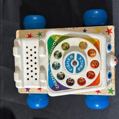 Lot of Vintage Fisher Price Toys including Roller Skates!