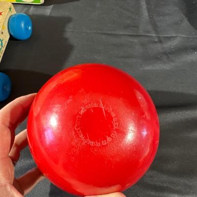 Lot of Vintage Fisher Price Toys including Roller Skates!