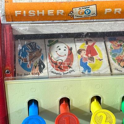 Lot of Vintage Fisher Price Toys including Roller Skates!