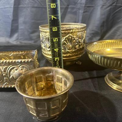 Lot of Vintage Brass Vessel Bowls