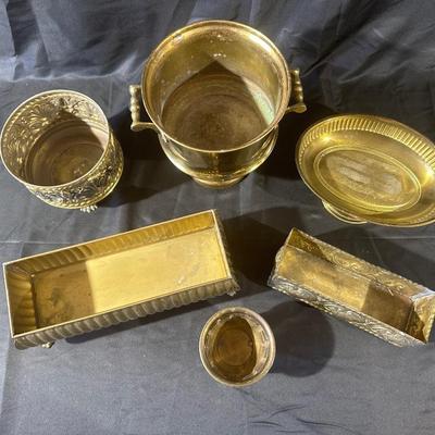 Lot of Vintage Brass Vessel Bowls