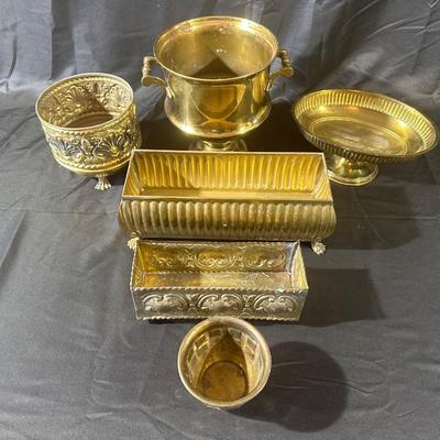 Lot of Vintage Brass Vessel Bowls