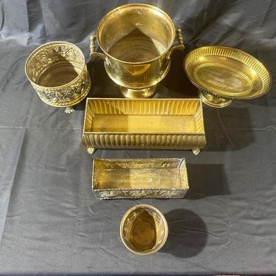 Lot of Vintage Brass Vessel Bowls