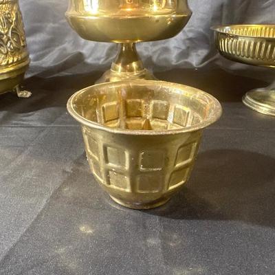 Lot of Vintage Brass Vessel Bowls