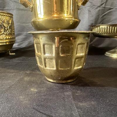 Lot of Vintage Brass Vessel Bowls