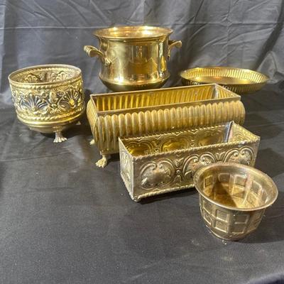 Lot of Vintage Brass Vessel Bowls