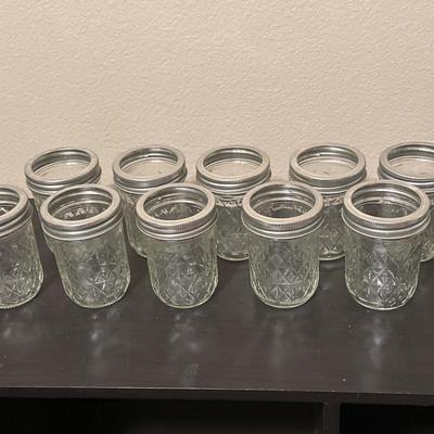 10 small jars