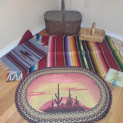 PICNIC BASKET & SW THEMED RUGS
