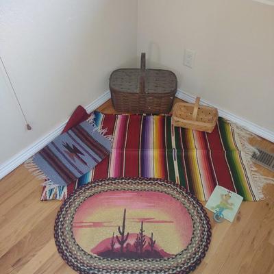 PICNIC BASKET & SW THEMED RUGS
