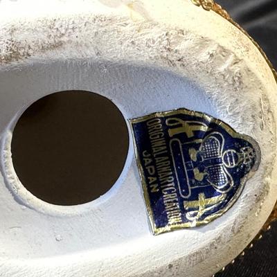 Lot of 3 Vintage Figurines, Two with handmade umbrellas