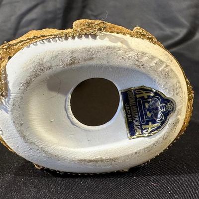 Lot of 3 Vintage Figurines, Two with handmade umbrellas