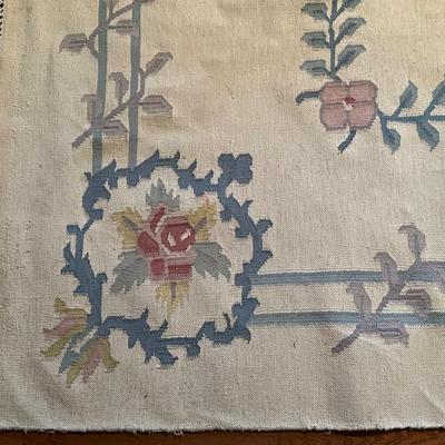 Vintage Floral Rug
