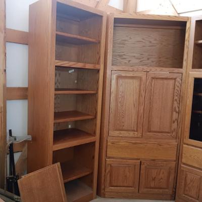 WOODLEYS 3 PIECE SHELVING UNIT IN BEAUTIFUL CONDITION