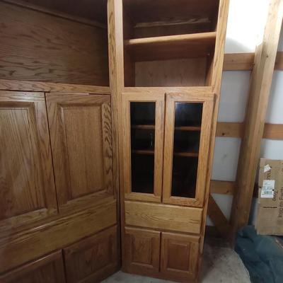 WOODLEYS 3 PIECE SHELVING UNIT IN BEAUTIFUL CONDITION