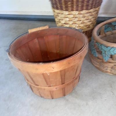 A VARIETY OF WICKER BASKETS