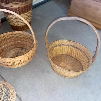 A VARIETY OF WICKER BASKETS