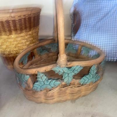 A VARIETY OF WICKER BASKETS