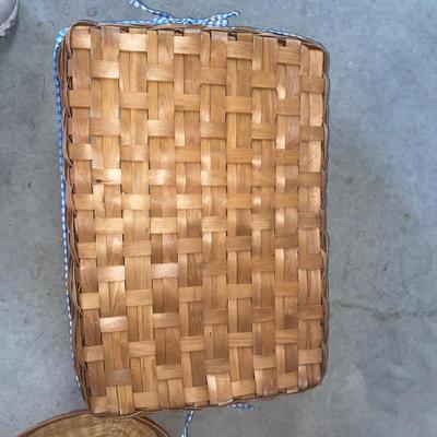 A VARIETY OF WICKER BASKETS