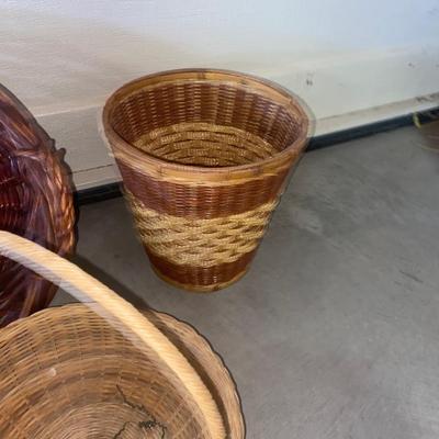 A VARIETY OF WICKER BASKETS