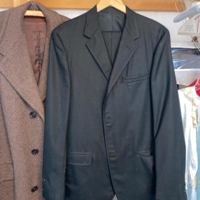 MENS OVERCOATS AND A BLAZER