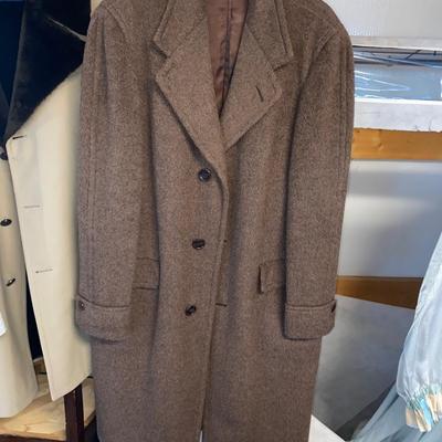 MENS OVERCOATS AND A BLAZER
