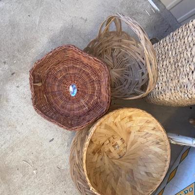 LARGE MACRAMÉ, COLORFUL, CORN, WICKER BASKET’S, AND WOODSY FOLIAGE