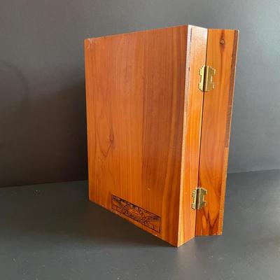 LOT 2: Assortment of Religious Items Including Infant of Prague Statute, Madonna Bust, Holy Bible in Wooden Case and Black Leather...