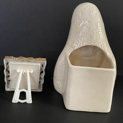 LOT 2: Assortment of Religious Items Including Infant of Prague Statute, Madonna Bust, Holy Bible in Wooden Case and Black Leather...