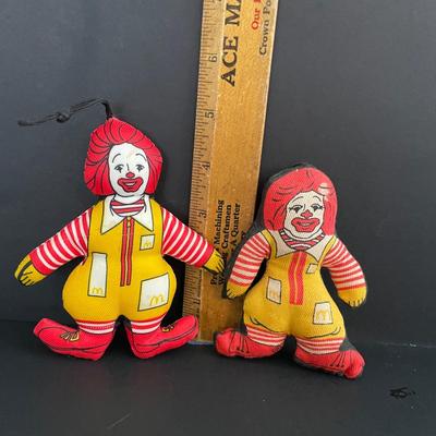 LOT 5: All Things Ronald McDonald Featuring Ronald McDonald Graphic Tee Shirt, Back to School Book Covers, Pencils, Miniature Dolls and...