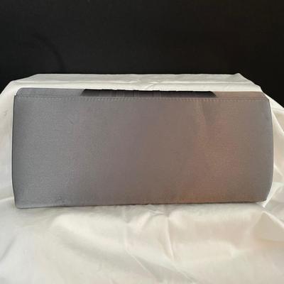 LOT 7: Evening Purses Galore Featuring a Gorgeous Vintage Blue Suede Evening Purse With Braided Gold tone Chain, Pair of Silvertone...