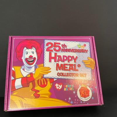 LOT 13: Rare Ronald McDonald 25th Anniversary Happy Meal Collectors Set (Unopened in Box)