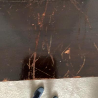 LOT: 19 Vintage Mahagony Stacked Barrister Bookcase (50”H x 11.5” D x 34” W)